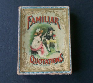 Familiar Quotations card game