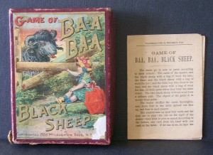 Old Card Game of Baa Baa Black Sheep