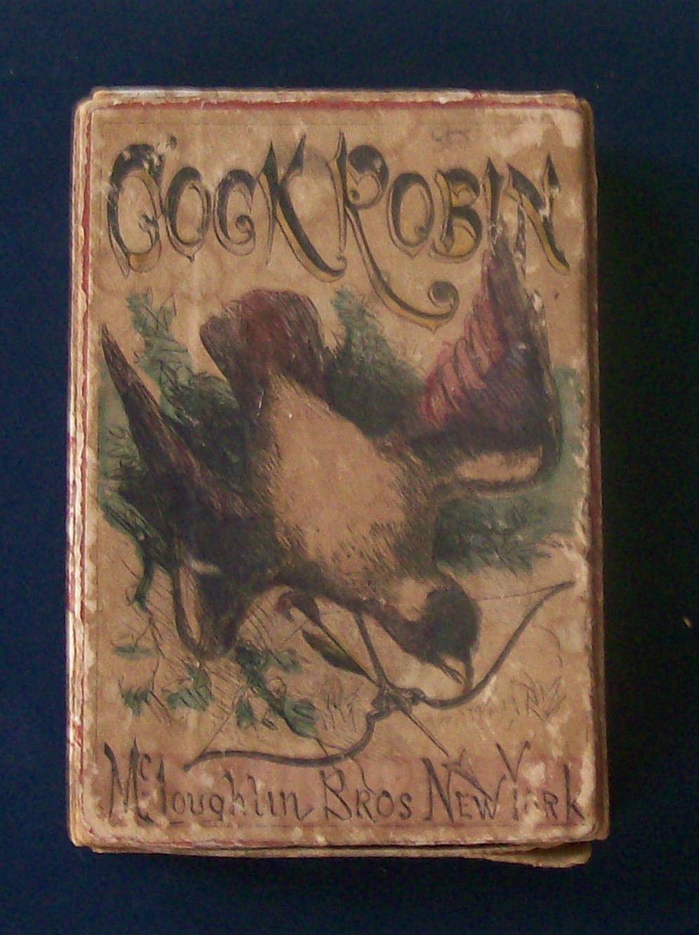 Antique Card Game of Cock Robin by Mcloughlin Brothers
