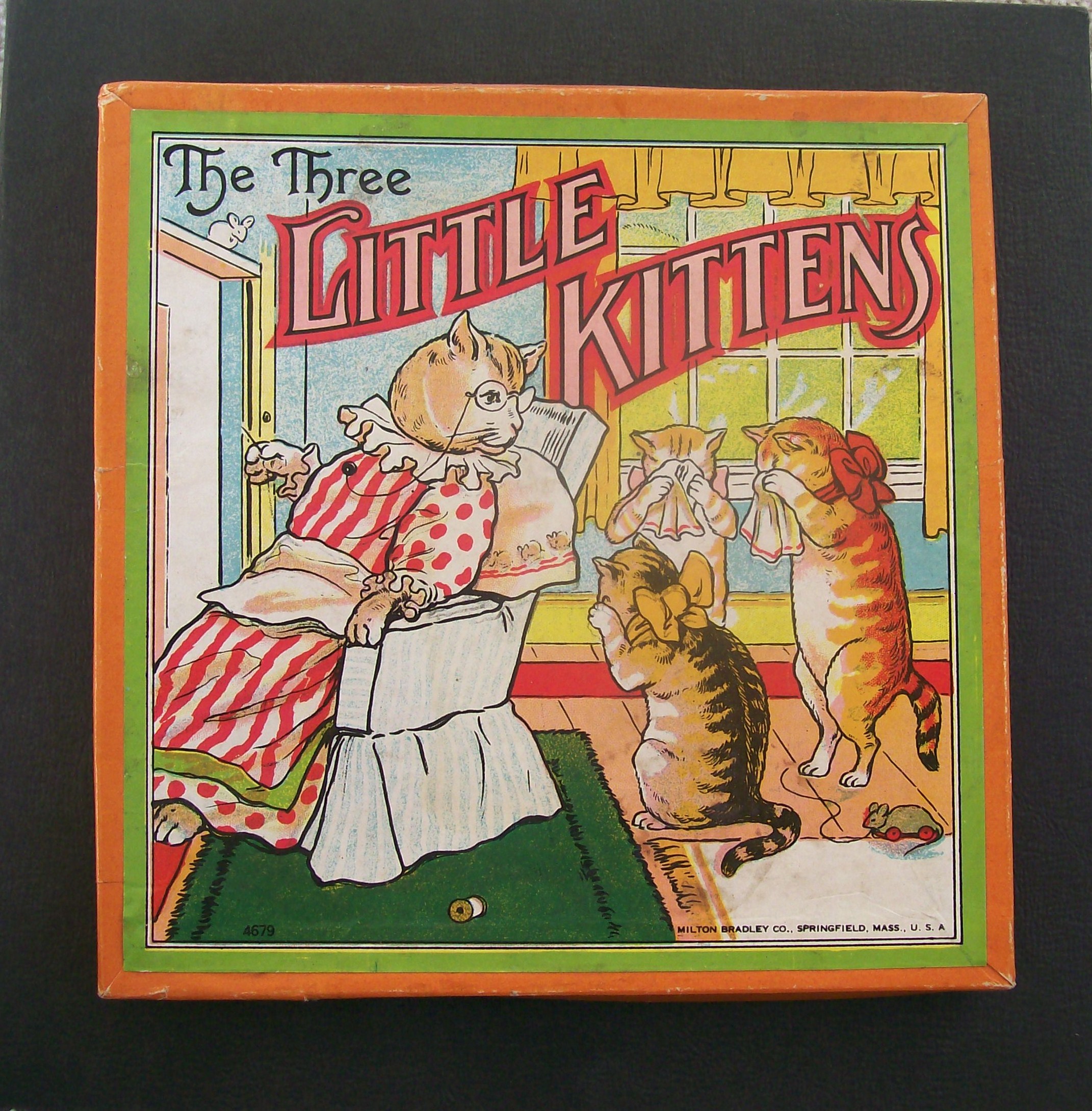 Old Board Game of The Three Little Kittens