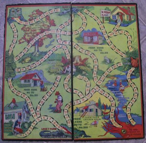 game board of uncle wiggily