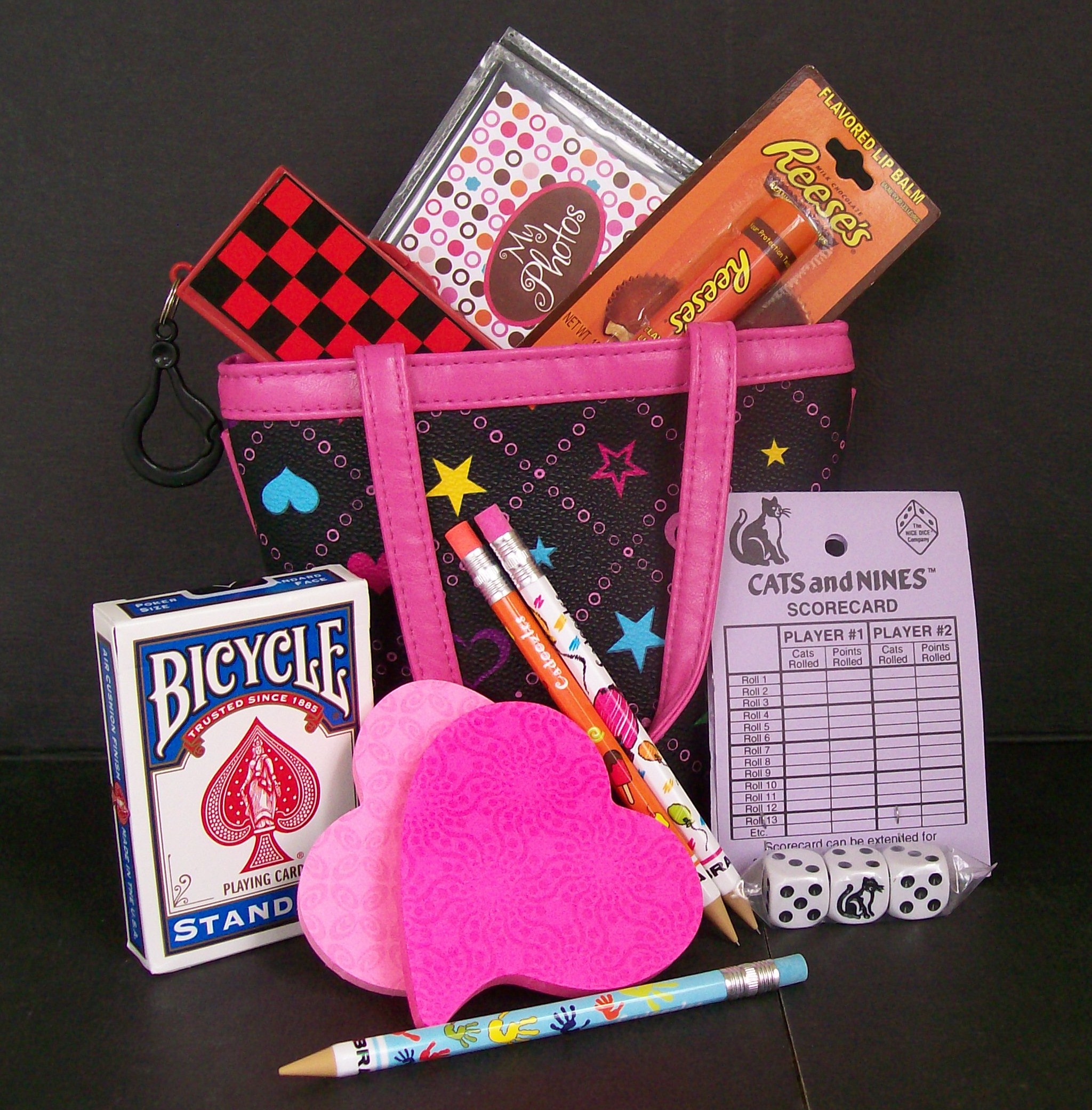 Fun and Games Gift Basket for a Young Girl