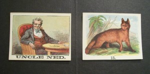 mcloughlin bros. game cards of uncle ned and the fox