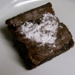 game night recipe of dusted heart brownies