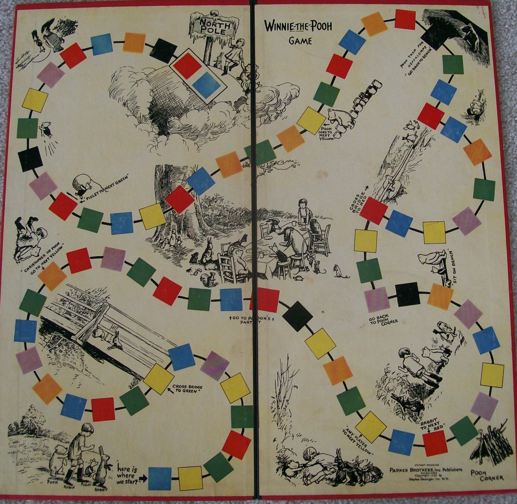 The Vintage 1933 Winnie-The-Pooh Board Game – All About Fun and Games