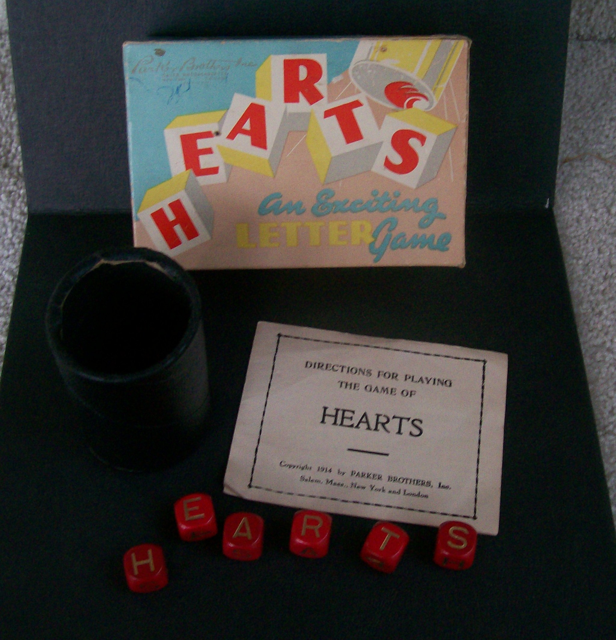 Play the Vintage 1914 Dice Game of Hearts with Regular Dice