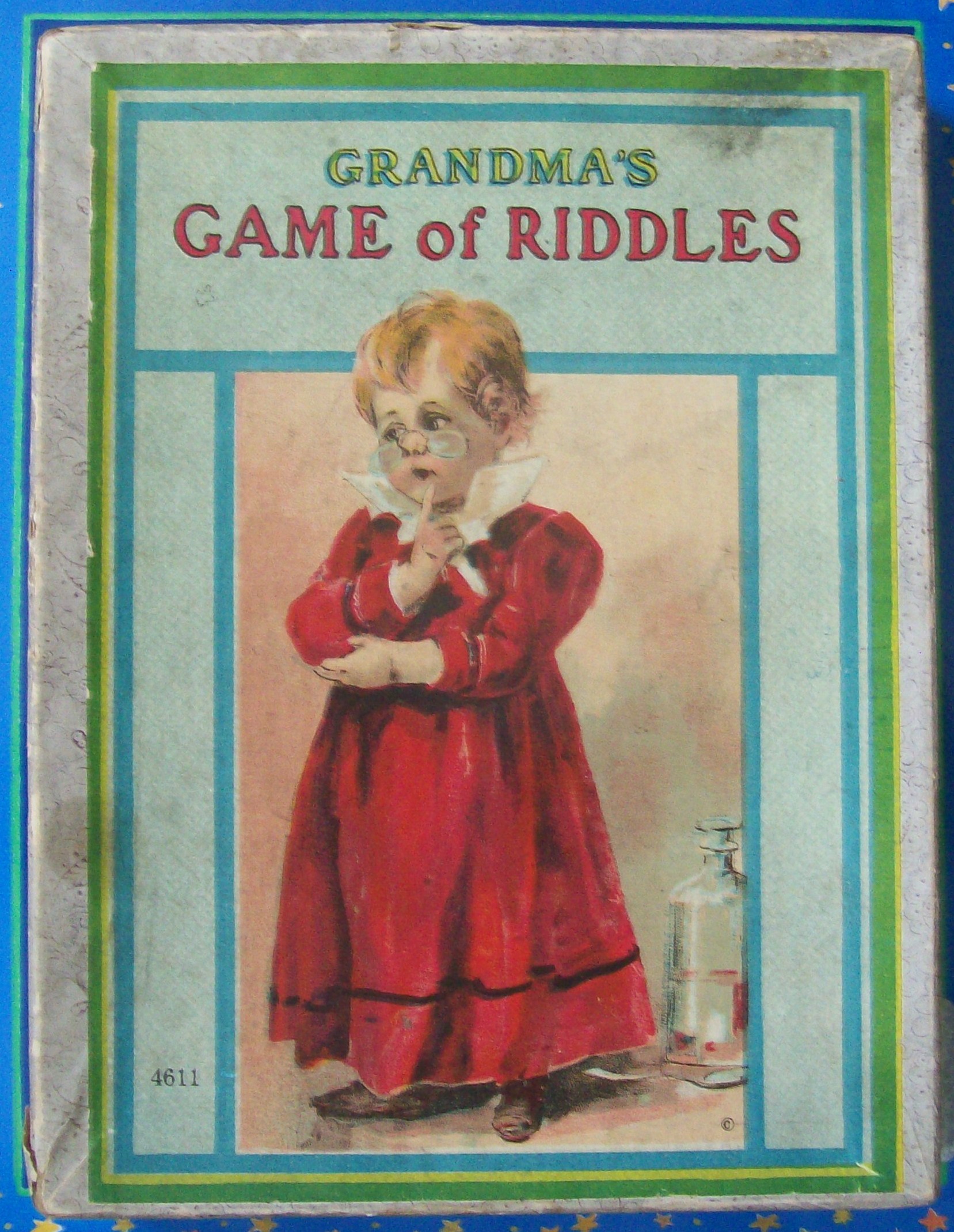 Milton Bradley’s Old 1910 Grandma’s Game of Riddles