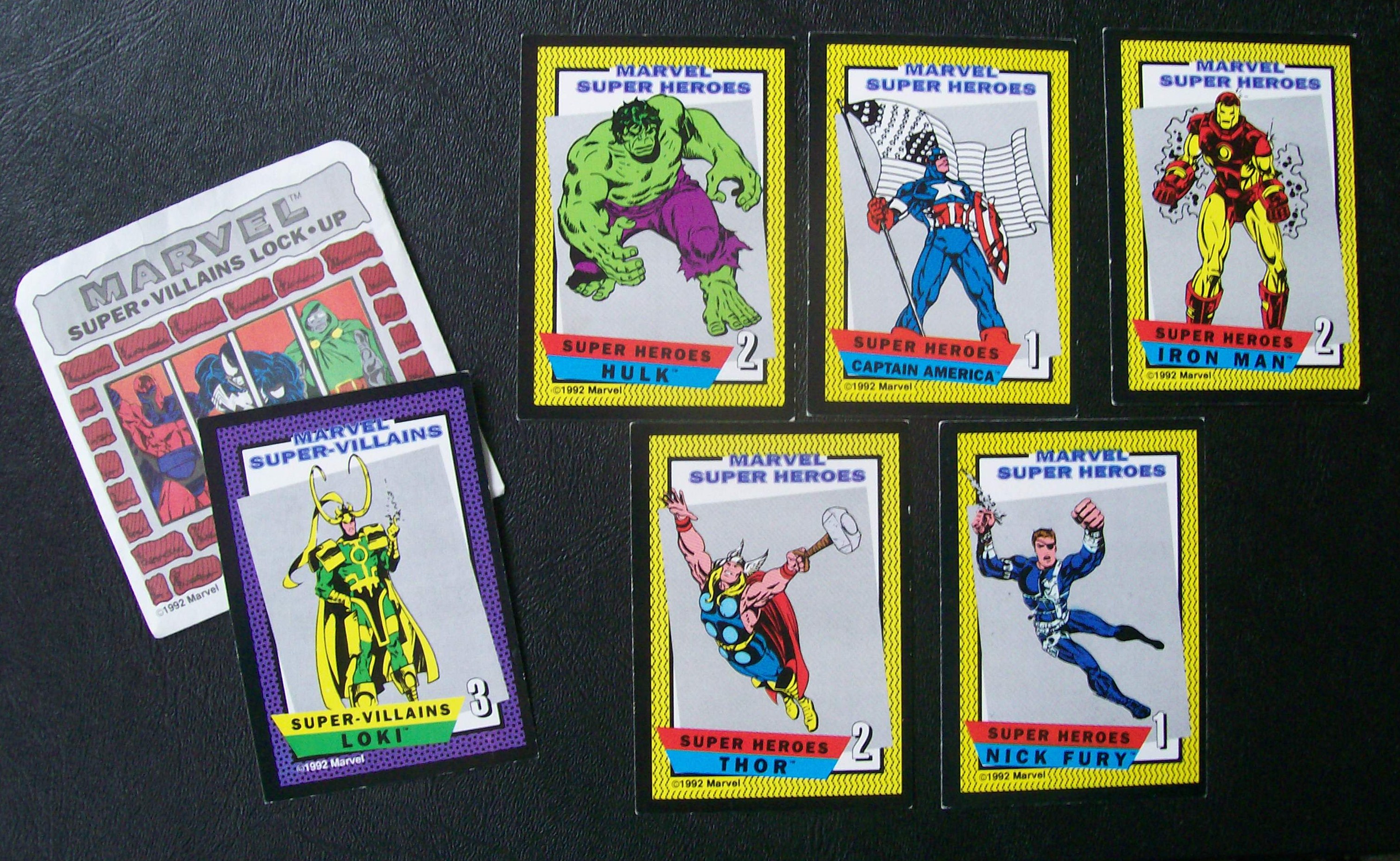 Супергерои карточки