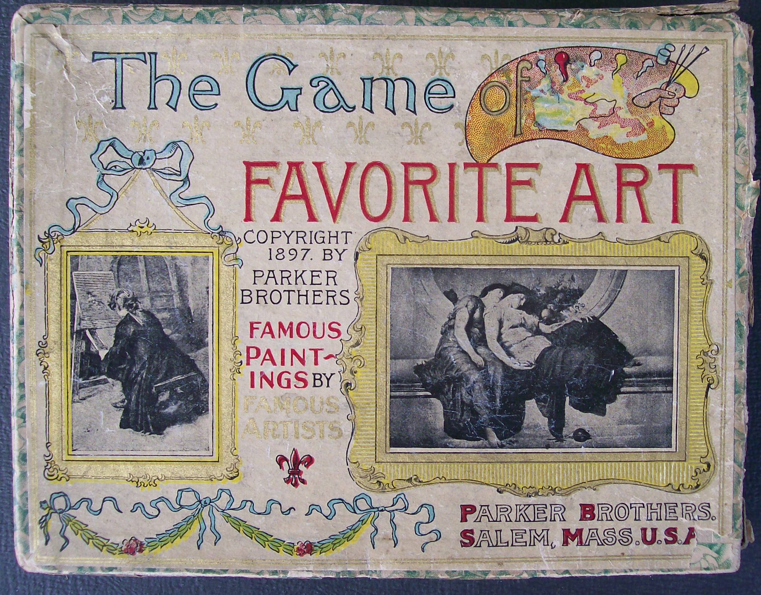 1897 Parker Brothers Game of Favorite Art