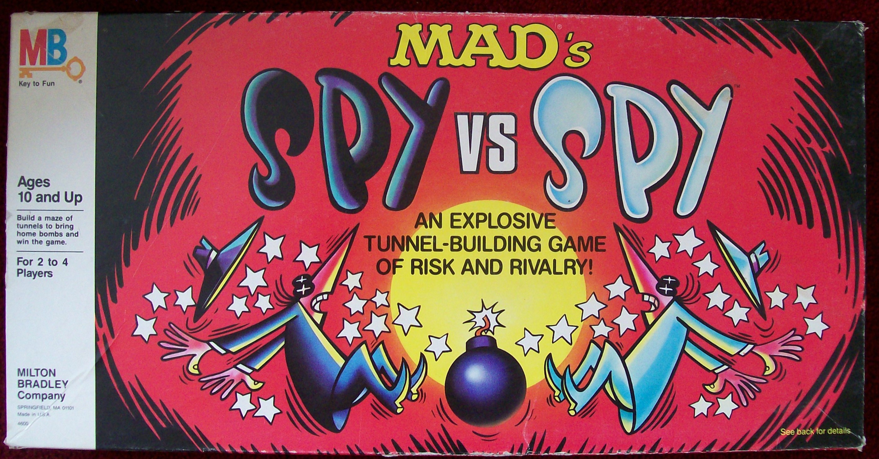 Vintage 1986 Mad’s Spy vs. Spy Board Game