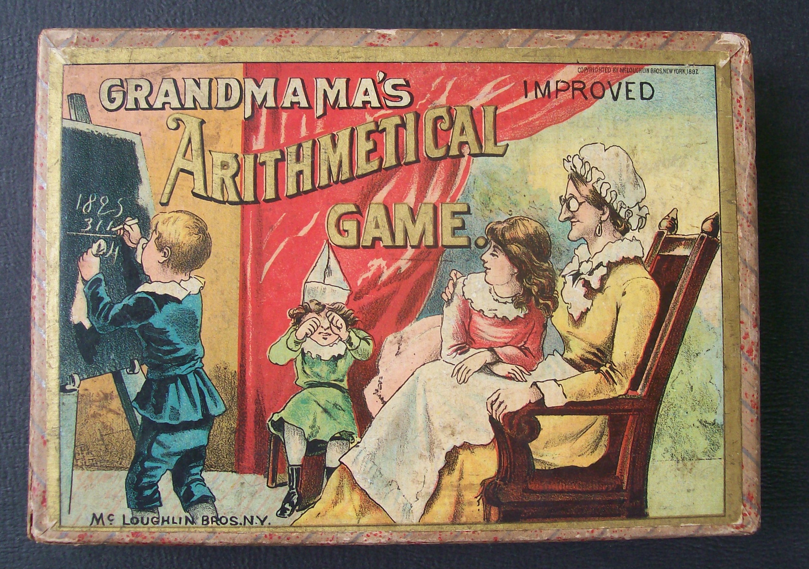 1887 McLoughlin Bros. Grandmama’s Arithmetical Game