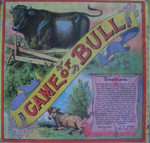 old 1800's game of bull JH Singer