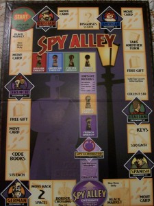 spy alley game board