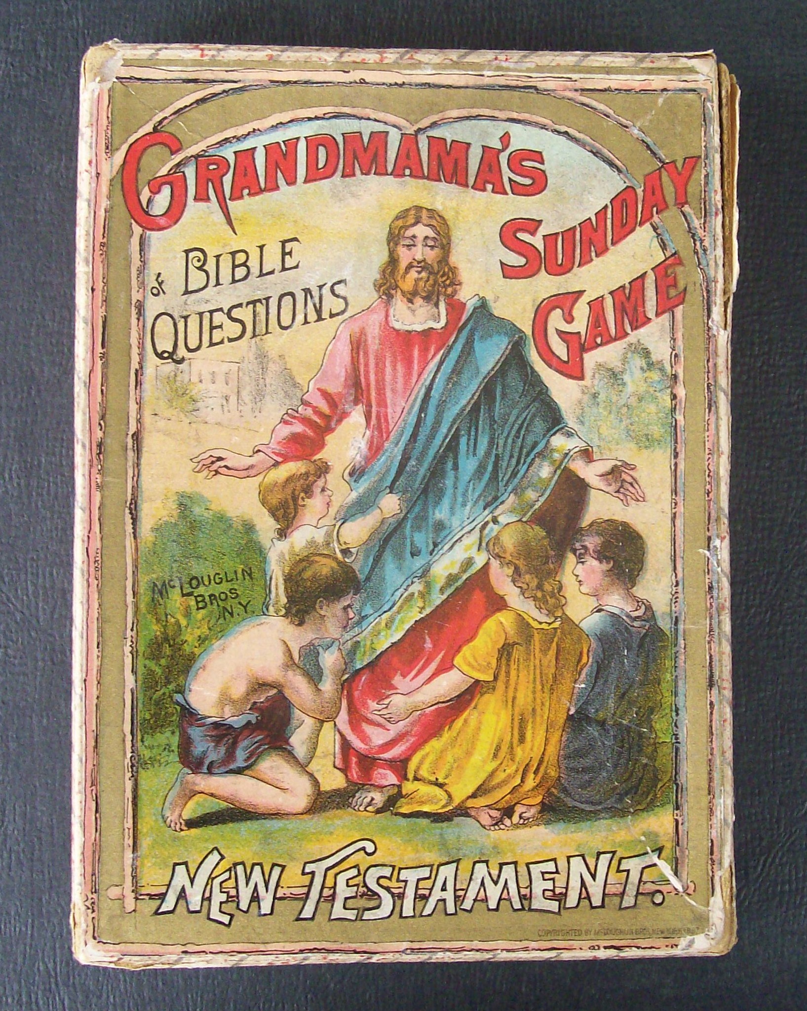 Antique 1887 McLoughlin Bros. Grandmama’s Sunday Game