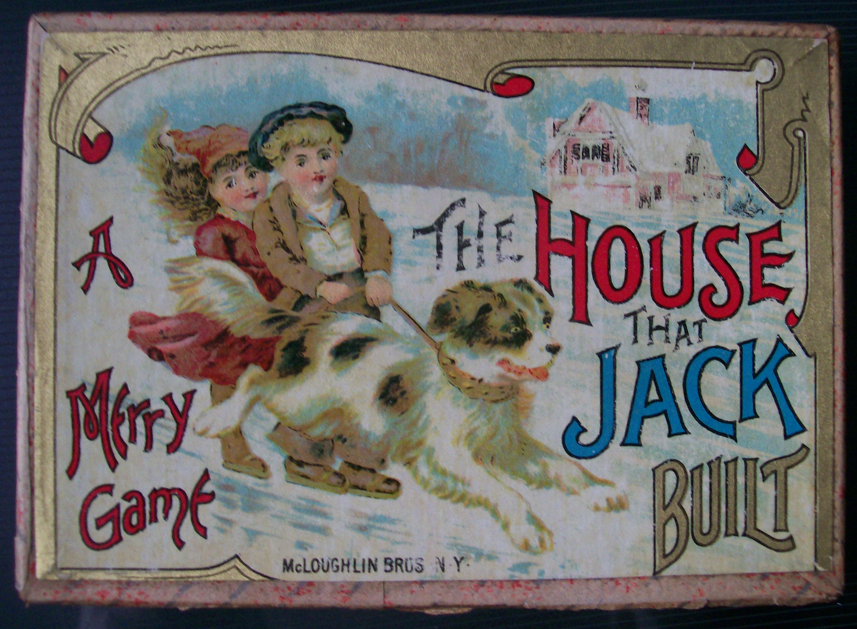 McLoughlin Bros. 1887 The House that Jack Built Card Game