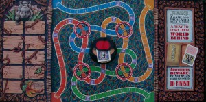 1995 milton bradley jumanji game board