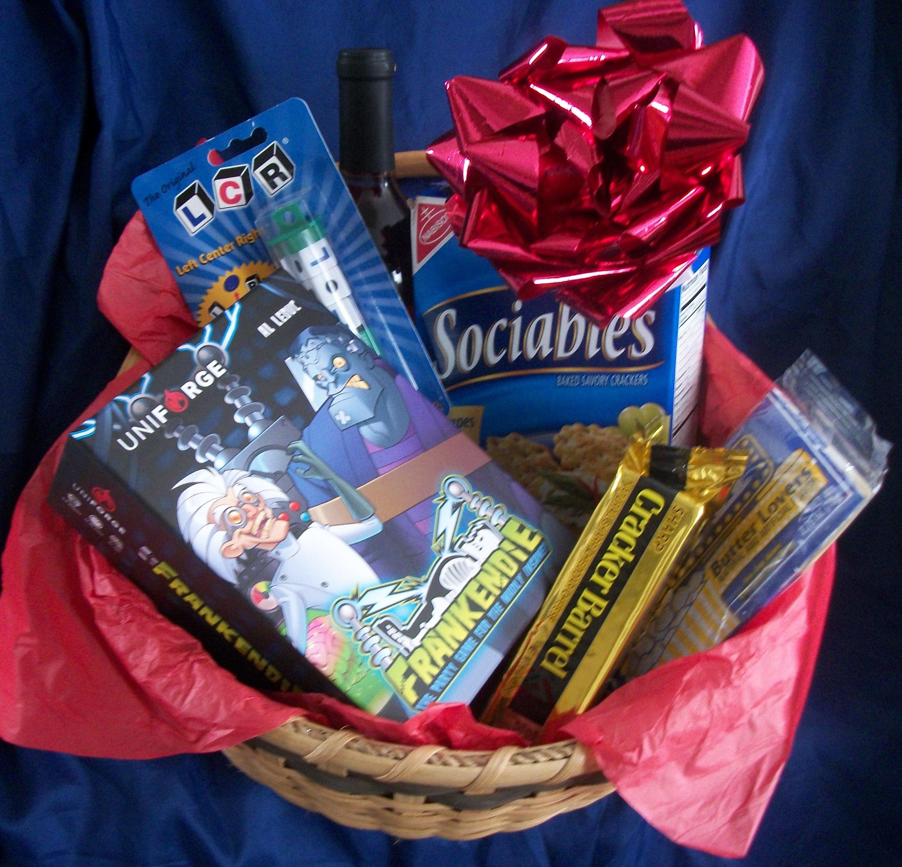 New Year’s Eve Fun and Games Gift Basket