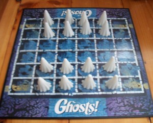 old 1985 milton bradley game board of Ghosts