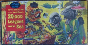 vintage 1954 board game 20,000 leagues under the sea