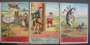 1887 mcloughlin bros mother goose party game cards