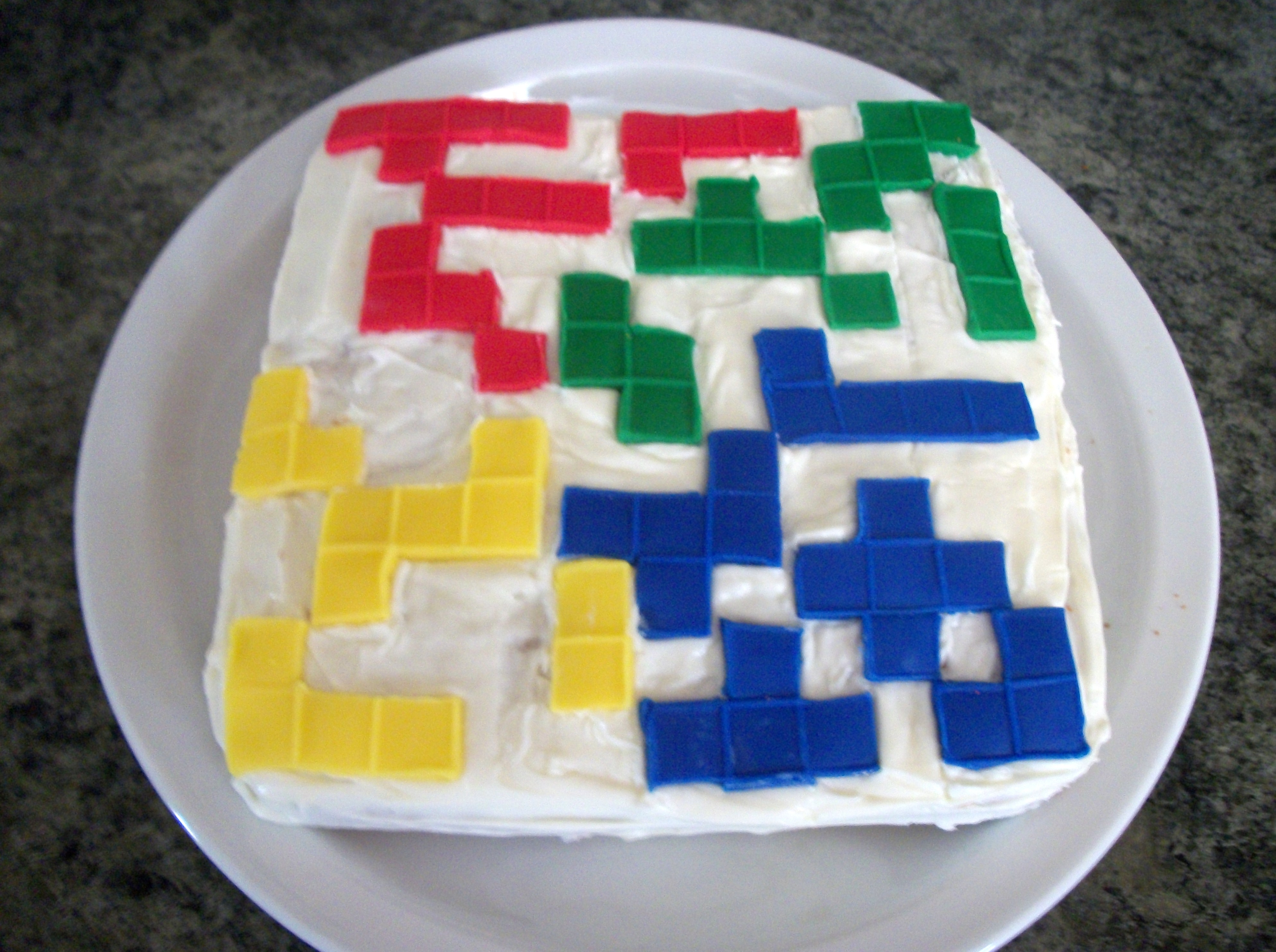 How to Make a Blokus Game Cake