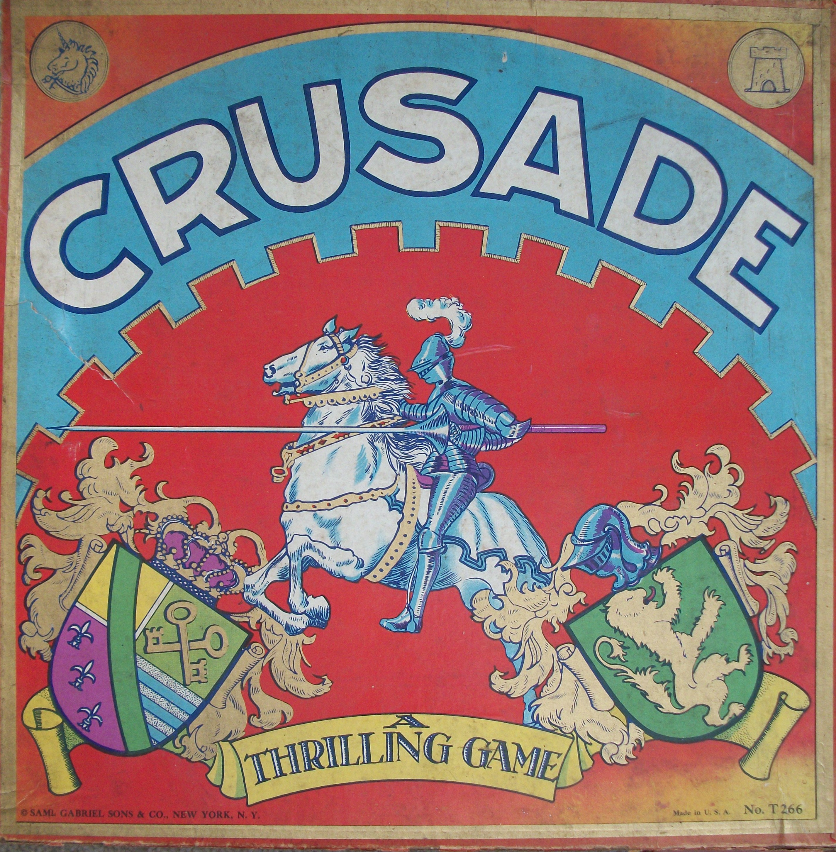 Crusade: 1923 Vintage Game by Samuel Gabriel Sons & Company