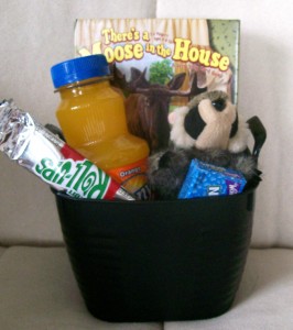 game gift basket for end of school 
