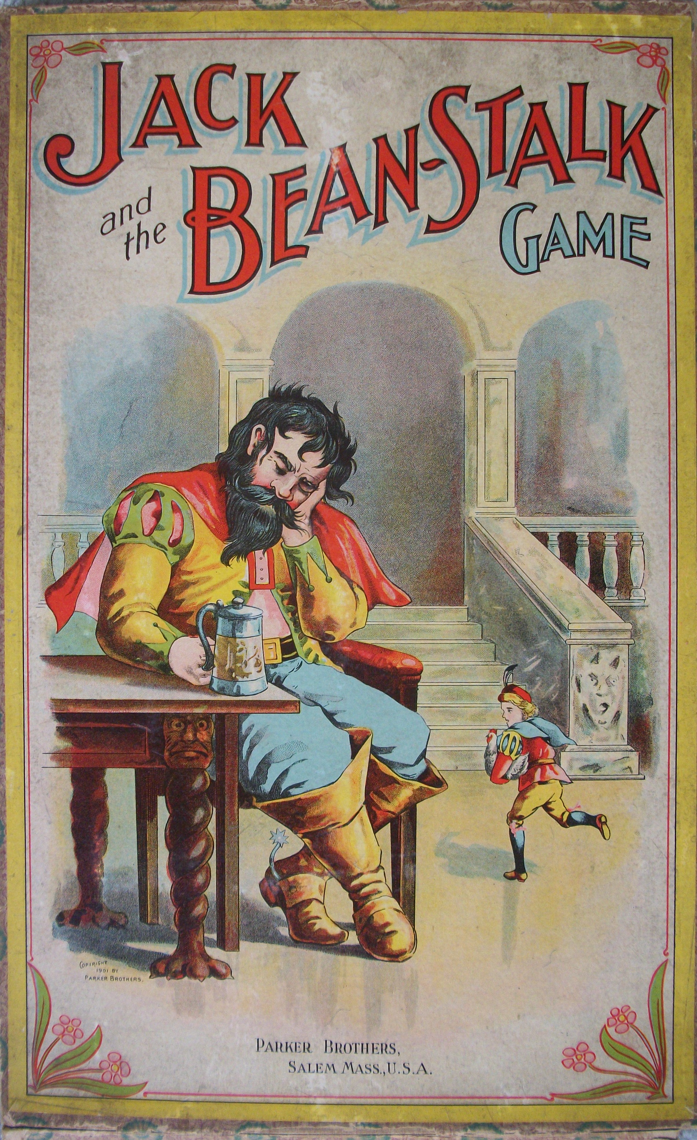 Antique Game of Jack and the Beanstalk