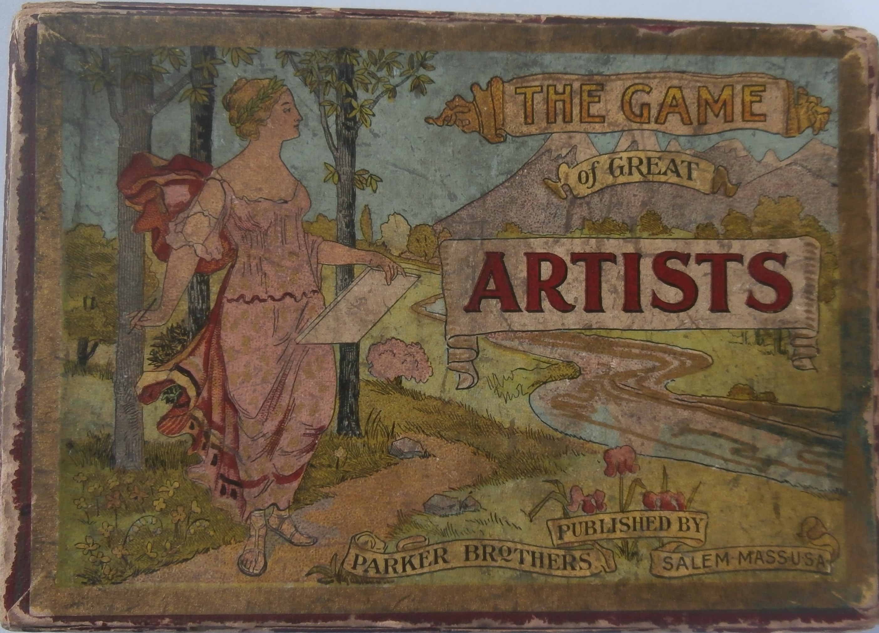 Old Game of Great Artists by Parker Brothers