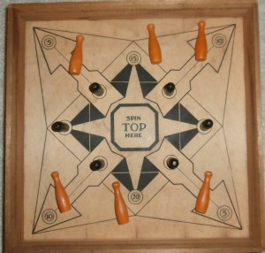 antique milton bradley game board