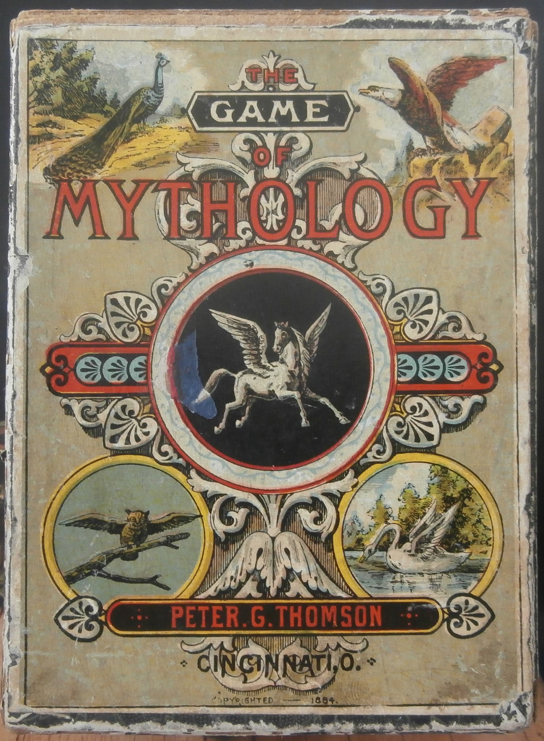 Antique 1884 Game of Mythology