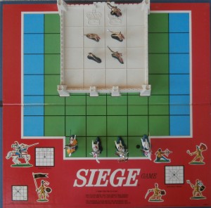 old milton bradley game board of siege