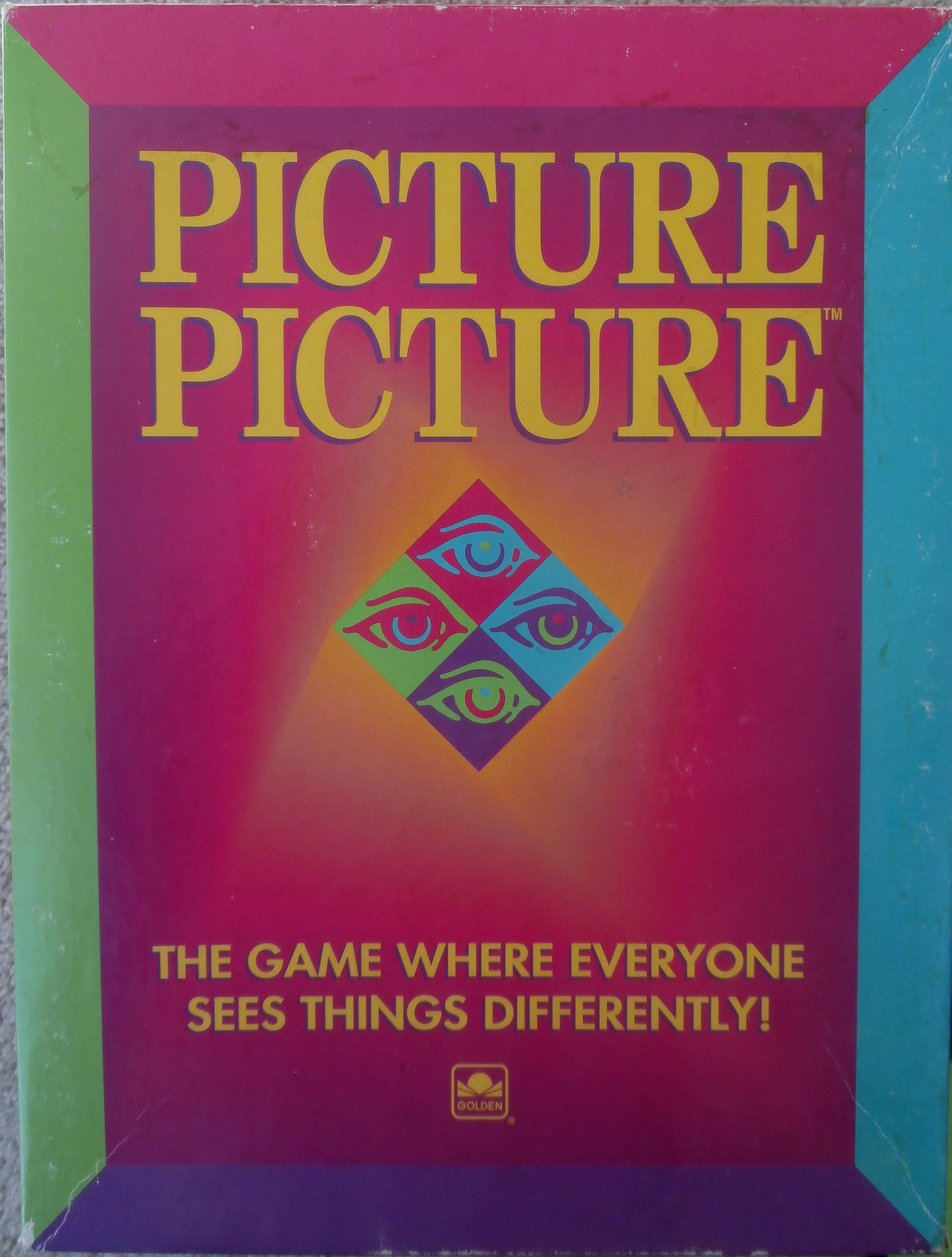 Vintage 1992 Picture Picture Board Game