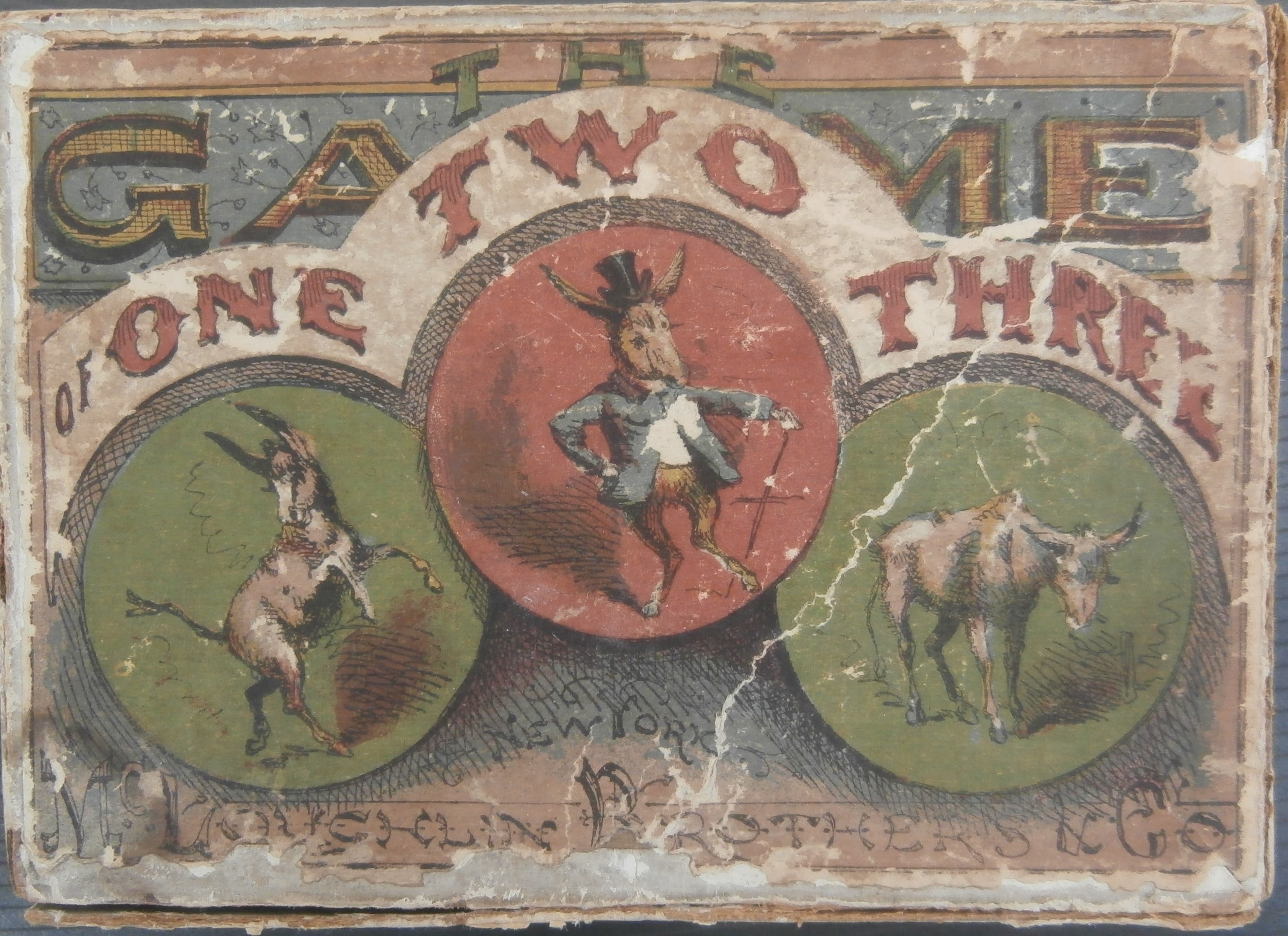 1870’s Mcloughlin Game of One, Two, Three