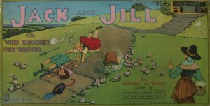 vintage board game 1938 Jack and Jill