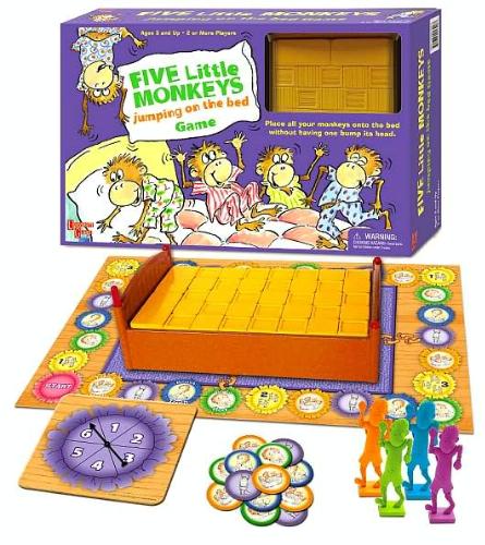 Five Little Monkeys Preschool Board Game