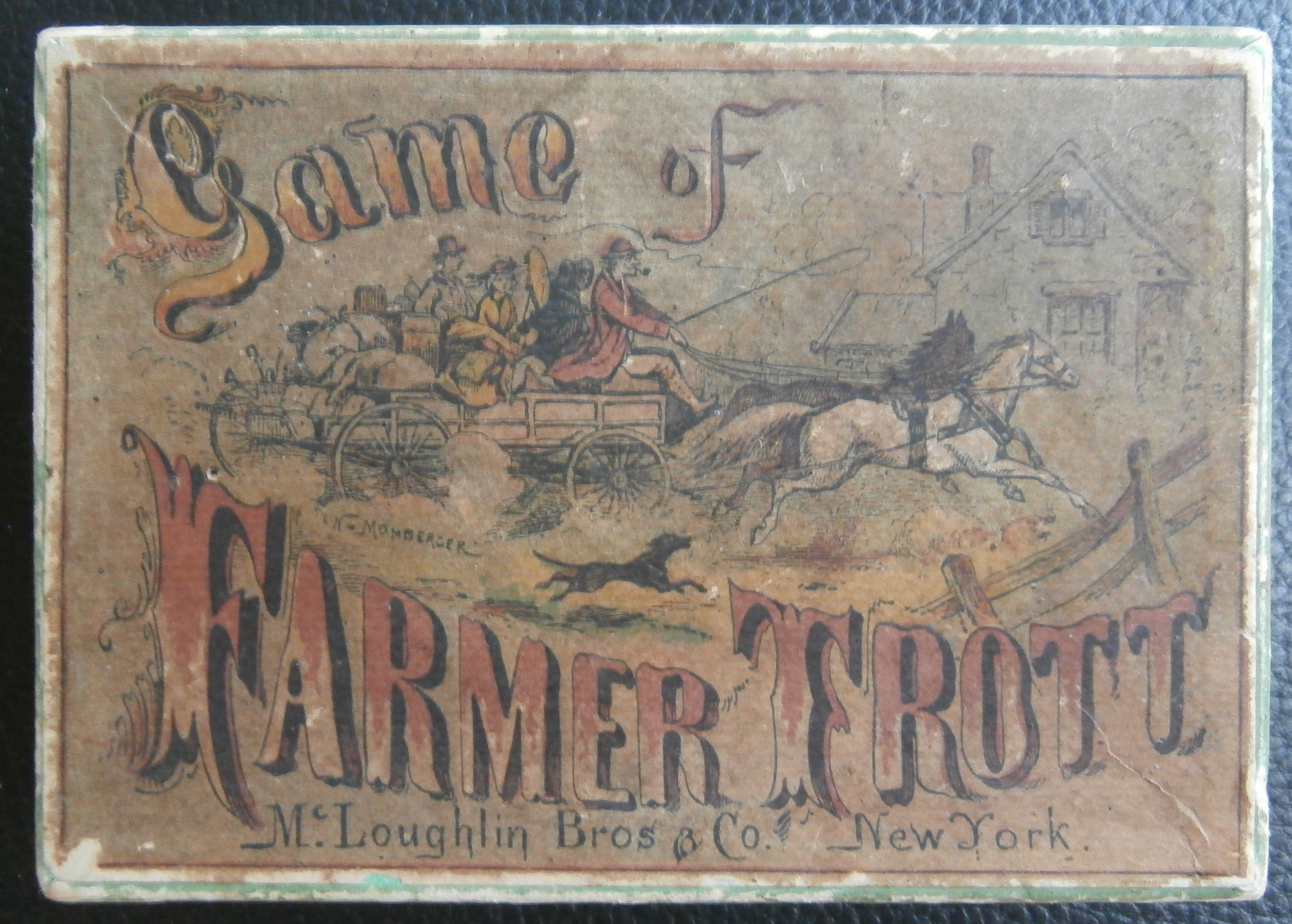 Mcloughlin Bros. 1860’s Game of Farmer Trott