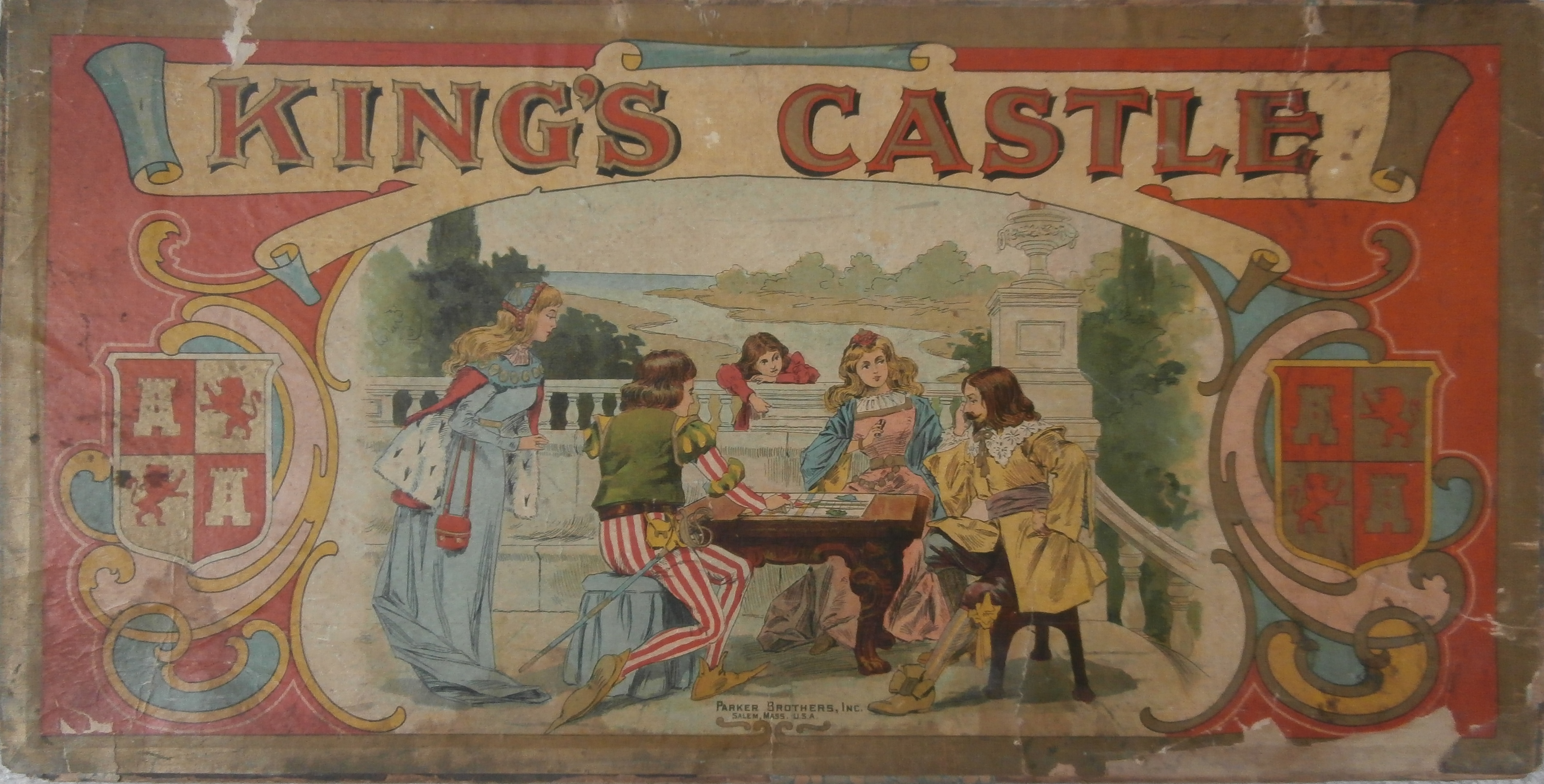 Antique 1902 Parker Brothers Game of King’s Castle