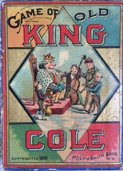 McLoughlin Bros. 1888 Card Game: Game of Old King Cole