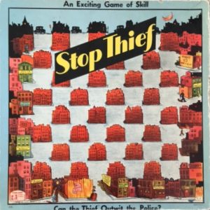 1934 Stop Thief Board Game Einson Freeman co