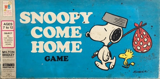 1973 Milton Bradley Snoopy Come Home Board Game