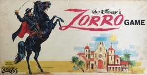 Zorro game 1966 parker brothers