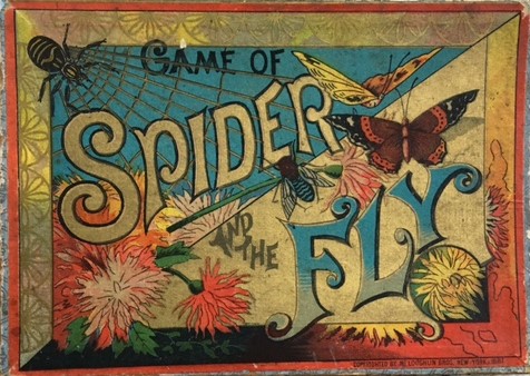 1887 Spider and the Fly Card Game by McLoughlin Bros.