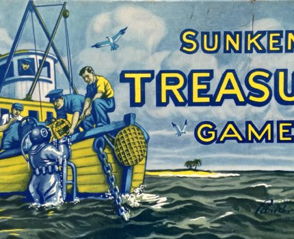 The 1948 Board Game of Sunken Treasure by Parker Brothers