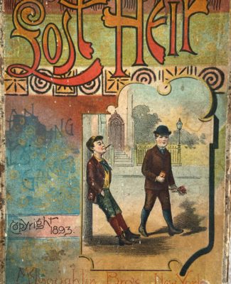 The 1893 Lost Heir Card Game by McLoughlin Bros.