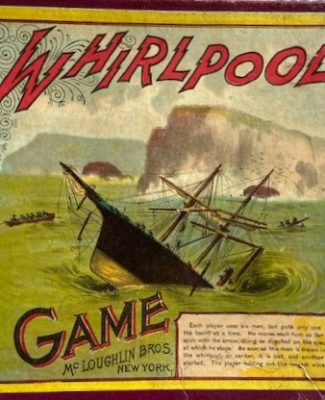 Mcloughlin Bros 1899 Whirlpool Board Game