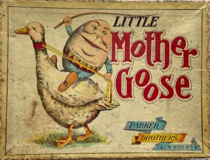 The 1890 Little Mother Goose Card Game by Parker Brothers