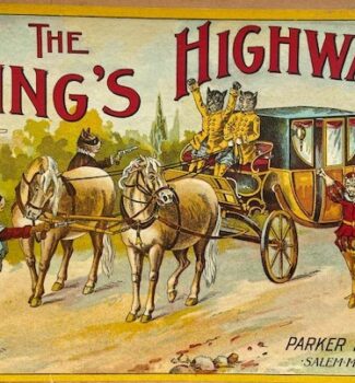 The 1900 King’s Highway Antique Board Game by Parker Brothers