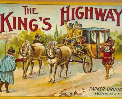 The 1900 King’s Highway Antique Board Game by Parker Brothers